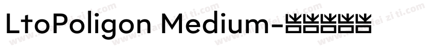 LtoPoligon Medium字体转换